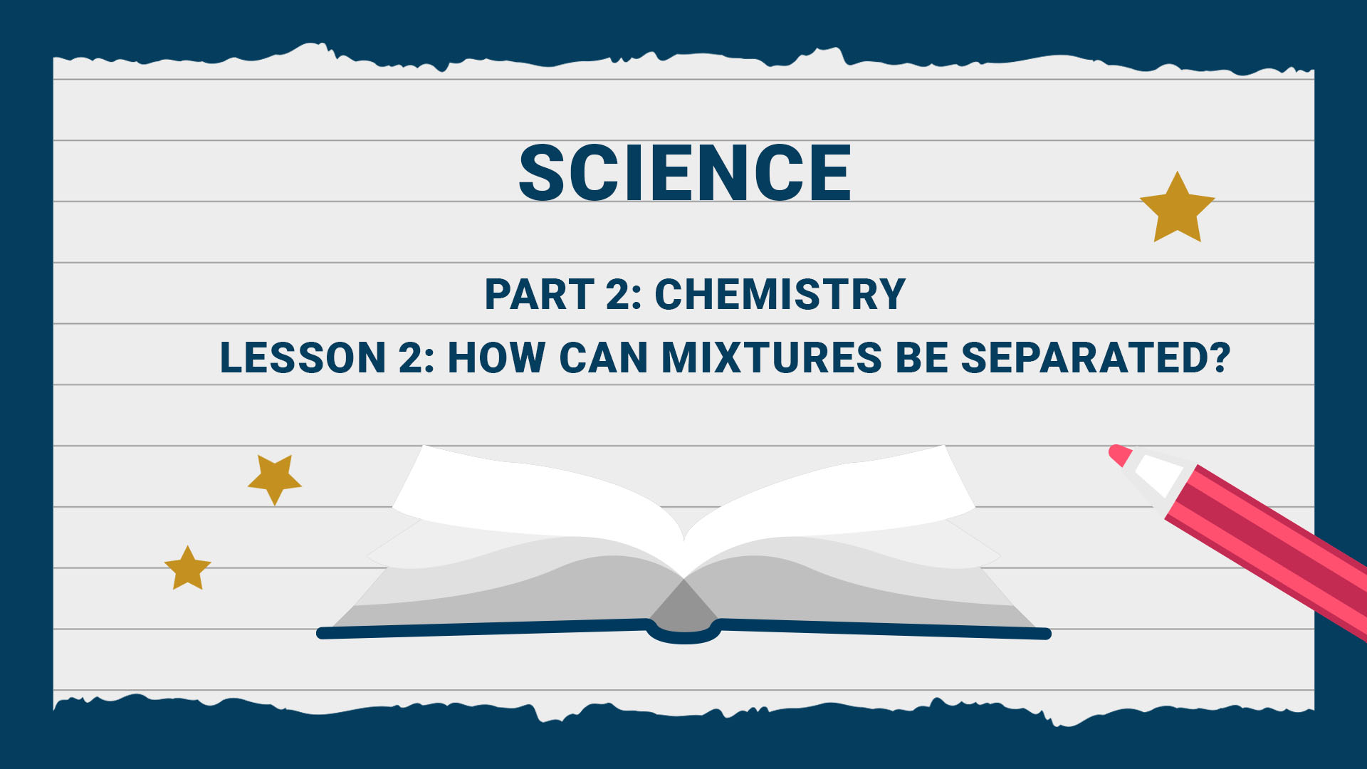 Lesson 2: How can mixtures be separated